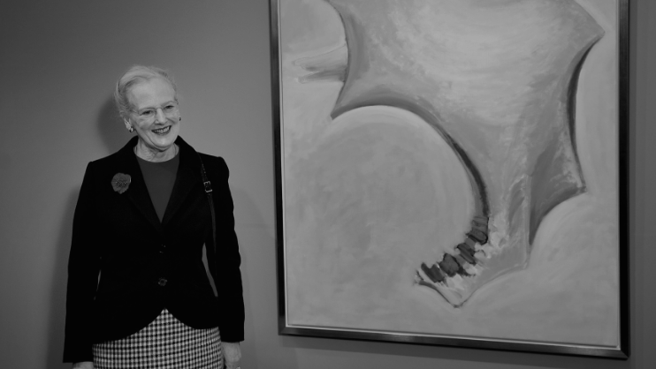 Dronning Margrethe ved åbning af hendes udstilling: The Essence of Color.- Foto: Keld Navntoft/AFP/Ritzau Scanpix